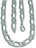 Corrente masculina grossa folheada - Cód.: CR0047 60 P