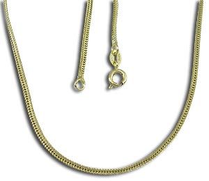 Corrente feminina folheada a ouro - Cód.: CR0031 45