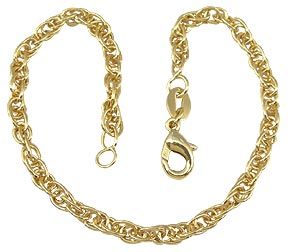 Pulseira feminina folheada a ouro - Cód.: CR0037 18