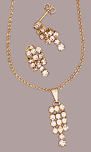 Conjunto com diversas pedras de strass-Cód.: BG0004