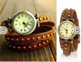 Relógio Feminino Rivet Decorated Three-Loops - Cod 312