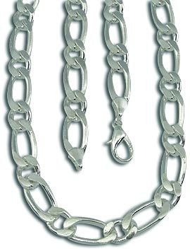 Corrente masculina grossa folheada - Cód.: CR0047 60 P