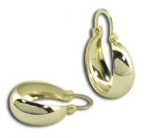 Brinco de argola pequeno folheado a ouro - Cód.: BS1943